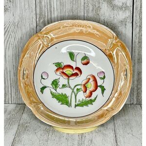 Vintage Noritake Peach Lusterware Porcelain Bowl